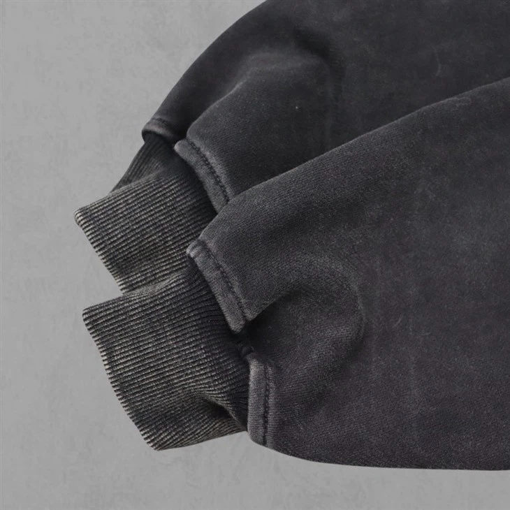 Streetwear Acid Washed Sweatshirt Wholesale